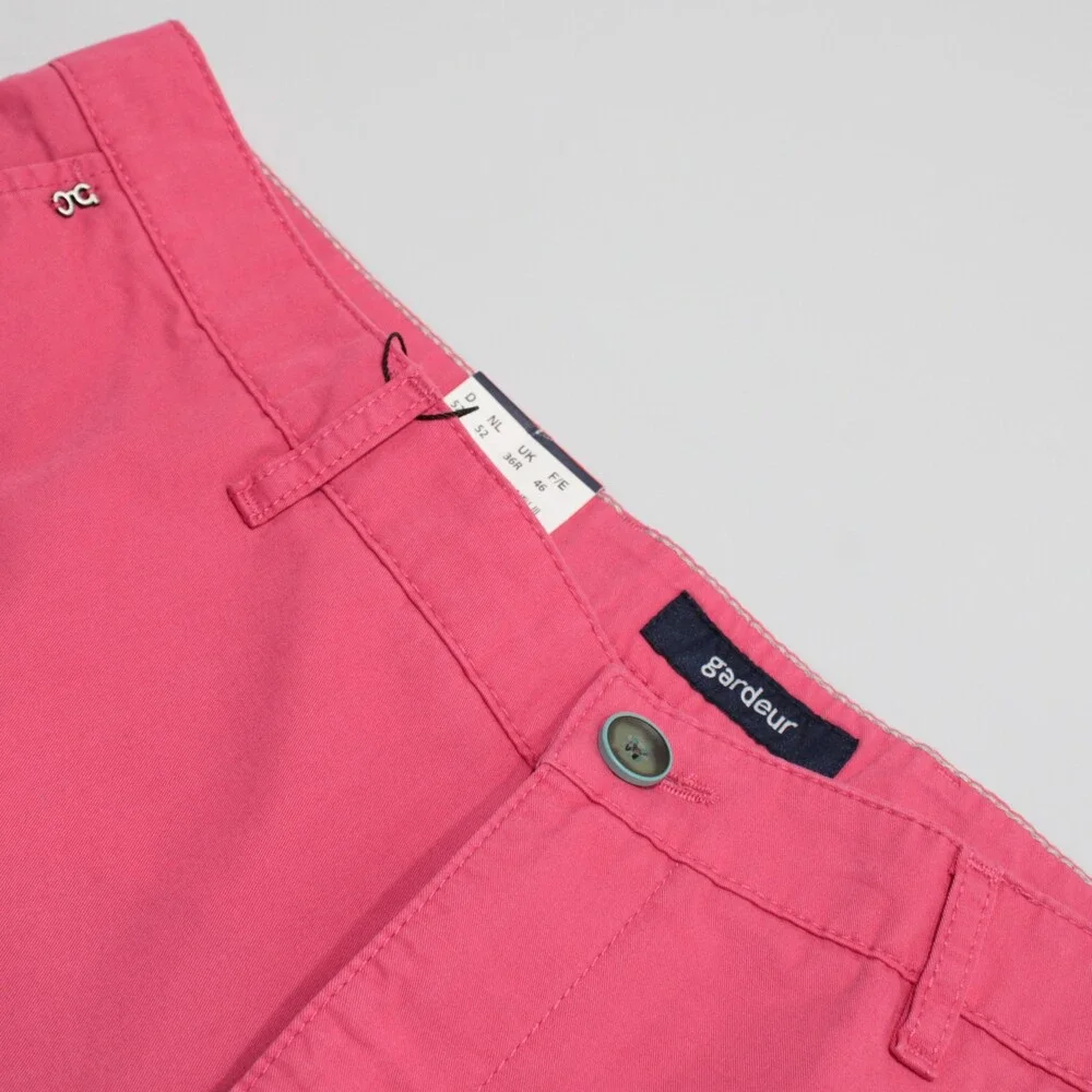 Gardeur NWT Bermuda / Casual Shorts Size 36 US Modern Fit in Pink 100% Cotton